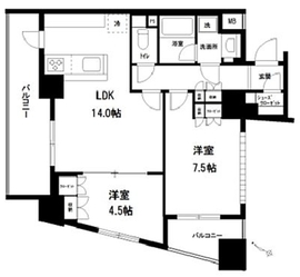 アトラス雑司が谷 9階 間取り図