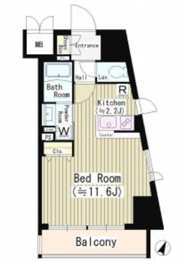 イレーネ初台 201 間取り図