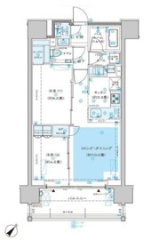 ディームス渋谷本町 704 間取り図