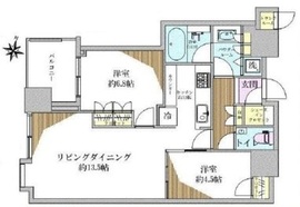 大崎ウエストシティタワーズ イースト 14階 間取り図