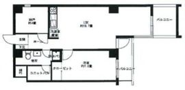 パシフィックパレス赤坂 2階 間取り図