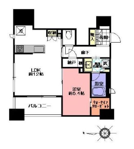 クラッシィハウス神田美土代町 6階 間取り図