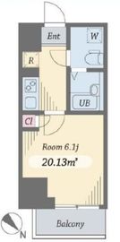 ダイヤモンドタワー西小山 601 間取り図