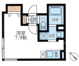 リーガランド神楽坂北 402 間取り図