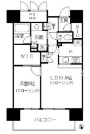 フォンテーヌ芝浦 410 間取り図