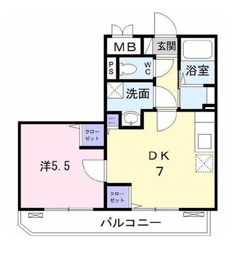プラナ南品川 103 間取り図