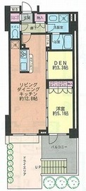 フォレシティ富ヶ谷 101 間取り図