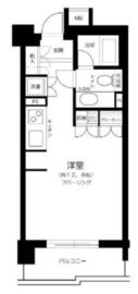 フリーディオ芝公園 7階 間取り図