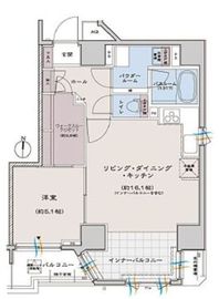 ヴィルドミール浅草橋 4階 間取り図