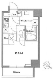 シーフォルム東麻布 9階 間取り図