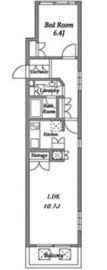 HF碑文谷レジデンス 206 間取り図