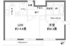 カスタリア西麻布霞町 205 間取り図