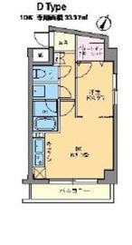 カスタリア千駄ヶ谷 205 間取り図