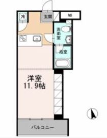 カスタリア目黒長者丸 403 間取り図