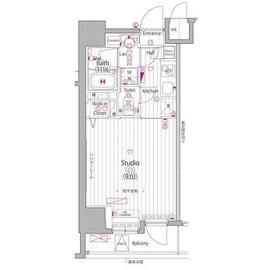 ガーラ・ヴィスタ日本橋浜町 3階 間取り図