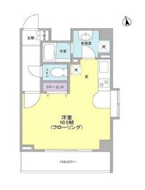 リバーレ秋葉原 304 間取り図