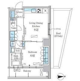 パークアクシス池田山 326 間取り図