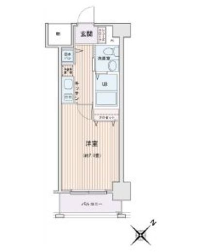 HF門前仲町レジデンス 403 間取り図