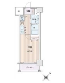 HF門前仲町レジデンス 403 間取り図