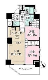 ザ・パークハウスアーバンス三軒茶屋 6階 間取り図