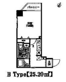 ブランセ森下 401 間取り図