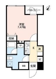 ブランセ森下 402 間取り図