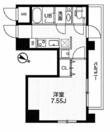 ブランセ森下 802 間取り図