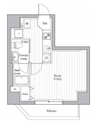 ブランセ森下 403 間取り図