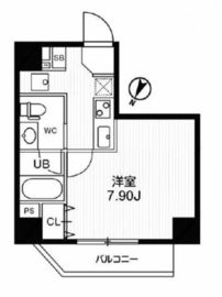 ブランセ森下 503 間取り図