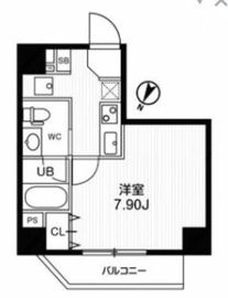 ブランセ森下 603 間取り図