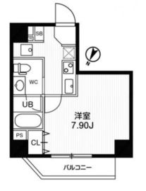 ブランセ森下 703 間取り図