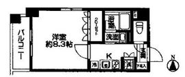 フロントコート錦糸町 203 間取り図