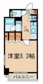 フロントコート錦糸町 402 間取り図