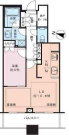 プラウドタワー千代田富士見 7階 間取り図