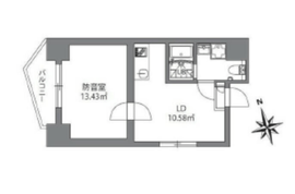 アズミュージック新宿御苑 301 間取り図