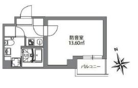 アズミュージック新宿御苑 302 間取り図