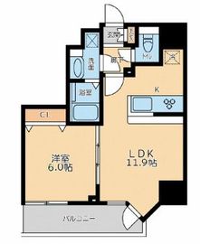 プライマル品川大森海岸 201 間取り図