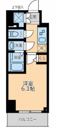 プライマル品川大森海岸 104 間取り図