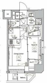 シーフォルム上野アジールコート 603 間取り図