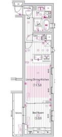 ガーラ・ヒルズ武蔵小山 4階 間取り図