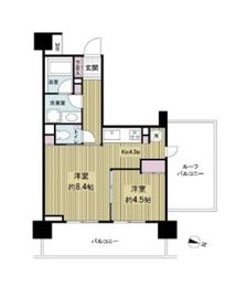 アトラス品川中延 6階 間取り図