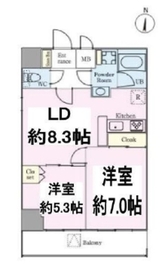 フレールコート錦糸公園 902 間取り図