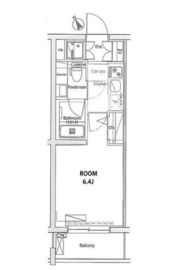 プレミアムキューブ大崎 2階 間取り図