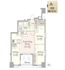KDXレジデンス錦糸町 701 間取り図