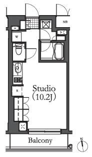 J.リヴェール学芸大学 202 間取り図