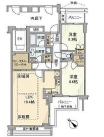 プラウド文京千石 3階 間取り図