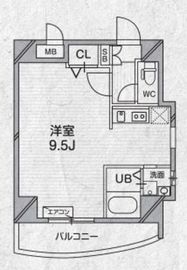 コスモリード新中野 601 間取り図