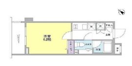 リバーレ月島 202 間取り図