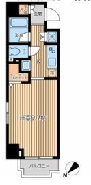 シティスパイア蔵前 203 間取り図