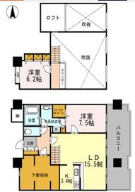 品川シーサイドビュータワー1 3007 間取り図